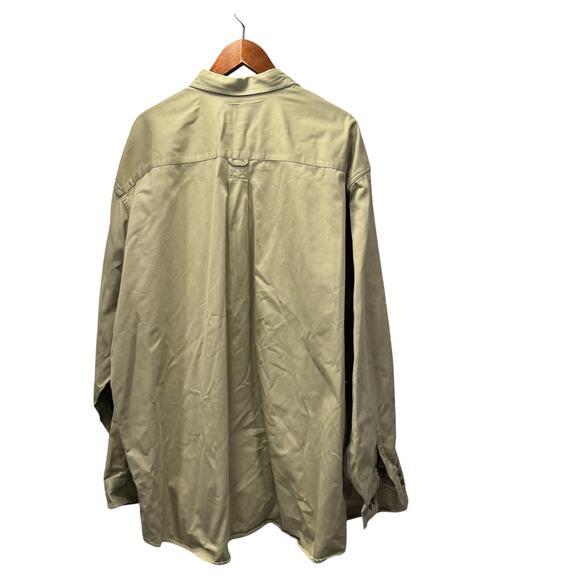 Vintage Eddie Bauer Men’s Bug & Tall Canvas Shirt sz XXXL-Tall 3XL-T #H980 - Picture 5 of 8